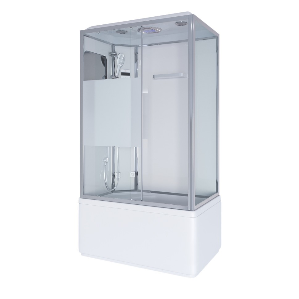 Душевая кабина Niagara Ultra NG-307-01L (120х80х220) высокий поддон(50см),стекло матовое,4 места