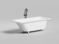 Ванна встраиваемая ORLANDA KIT 160x70 покраска по RAL полностью S-Sense Глянцевое