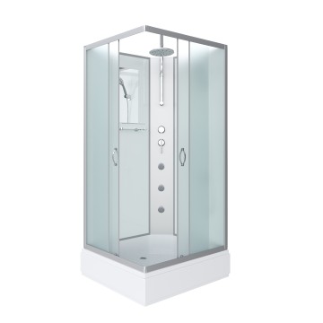 Душевая кабина Niagara Classic NG-33974-14QBKTG (90х70х210) средний поддон(26см),стекло матовое,4 места