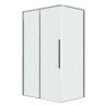 Душевое ограждение Grossman Galaxy 100.K33.01.100.10.02-200.K33.01.70.10.02 (100х70х195) раздвижная(левая),хром,стекло шиншилла,2 места