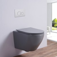 Унитаз подвесной CeramaLux 2197 MG Grey