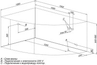 Акриловая ванна Aquanet Mayorca 150x100 L (с каркасом)