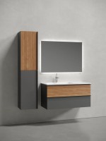 Тумба подвесная SANCOS Very 690х445х406, c одним ящиком оснащенным доводчиками, Beige Soft , арт.DL100LGR