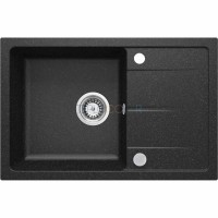 Гранитная мойка, 1-чаша с осушкой