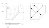 Акриловый поддон BelBagno TRAY-BB-P-90-15-W