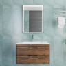 База под раковину Vincea  Chiara 2D 800 подвесная, 2 выкатных ящика soft-close, С.Oak