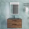 База под раковину Vincea  Chiara 2D 800 подвесная, 2 выкатных ящика soft-close, С.Oak