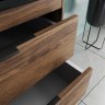 База под раковину Vincea  Chiara 2D 800 подвесная, 2 выкатных ящика soft-close, С.Oak