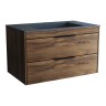База под раковину Vincea  Chiara 2D 800 подвесная, 2 выкатных ящика soft-close, С.Oak