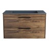 База под раковину Vincea  Chiara 2D 800 подвесная, 2 выкатных ящика soft-close, С.Oak