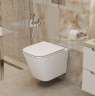 Унитаз подвесной безободковый с сиденьем и смывом TORNADO BelBagno ARDENTE-R BB520CH-TOR/SC