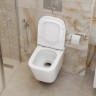 Унитаз подвесной безободковый с сиденьем и смывом TORNADO BelBagno ARDENTE-R BB520CH-TOR/SC