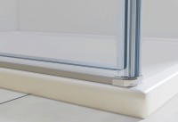 Душевой уголок Extra VSR-1E101180CL, 1000/1100*800, хром, стекло прозрачное