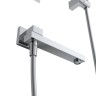 Душевой комплект встраиваемый с изливом BelBagno DUE-VDSET-CRM