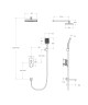 Душевой комплект встраиваемый с изливом BelBagno DUE-VDSET-CRM