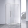 Душевой уголок Слим-Н (Slim-N) VSR-4SN9013CLBN, 1300*900, брашированный никель, стекло прозрачное