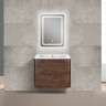 База под раковину Paola 600 подвесная, 2 выкатных ящика soft close, R.Wood