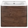 База под раковину Paola 600 подвесная, 2 выкатных ящика soft close, R.Wood