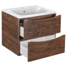 База под раковину Paola 600 подвесная, 2 выкатных ящика soft close, R.Wood