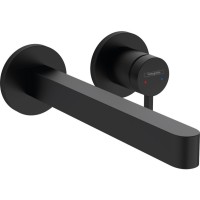 Смеситель для раковины Hansgrohe Finoris (76050670) скрытого монтажа, черный хром матовый