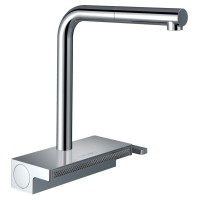 Смеситель для кухни Hansgrohe Aquno Select M81 250, 73836000 с выдвижным душем, хром