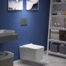 Инсталляция BERGES для скрытого монтажа унитаза NOVUM кнопка F2 матовый хром