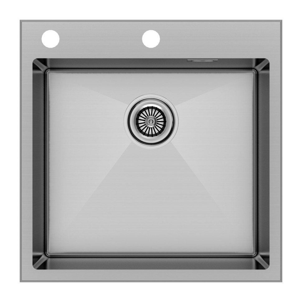 Мойка нерж. сталь KRONER-EDGE 51, PM775151-BS, брашированная сталь, 510х510мм, Paulmark
