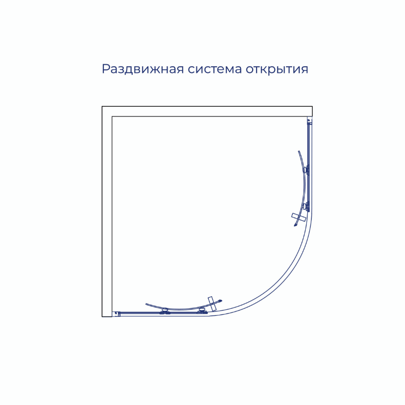 Душевой уголок RGW CL-54S NEW 1000x1000 (38095400-111)  