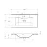 Раковина из литьевого мрамора BelBagno BB900/450-LV-MR-PR