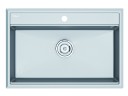 Мойка STEPIA 80, IT-GRANIT, PM117551-GRM , серый металлик, 750х510, Paulmark