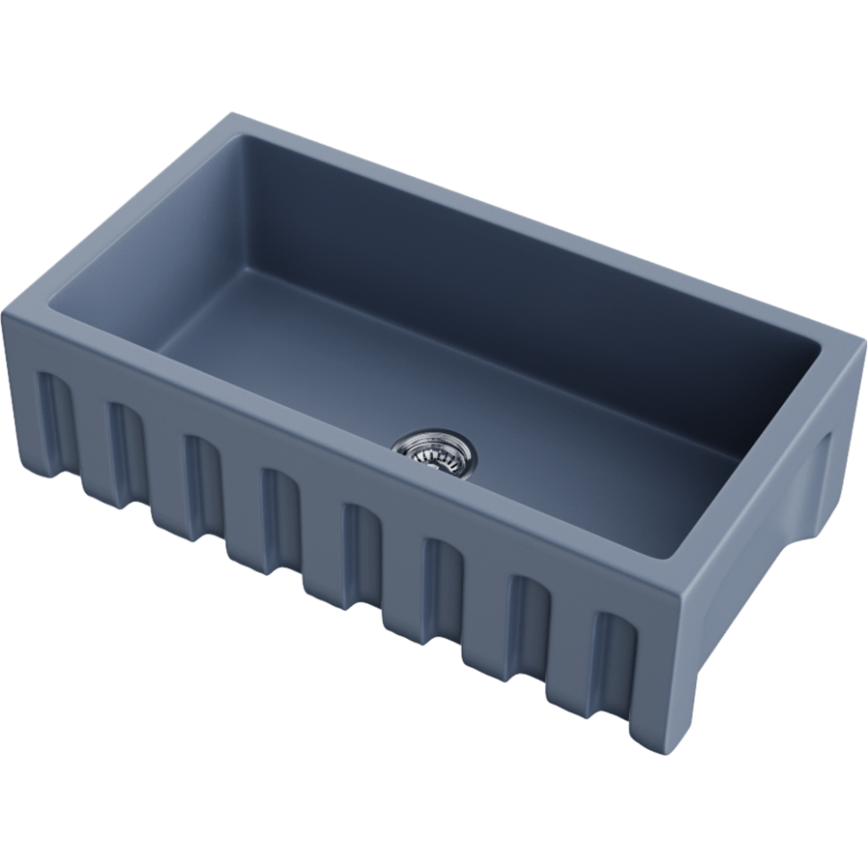 Кухонная мойка Omoikiri Mikura 91-SB Natceramic/smoky blue