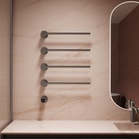 Полотенцесушитель электрический Vincea VTD-2H1GM, вороненая сталь, таймер