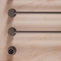 Полотенцесушитель электрический Vincea VTD-2H1GM, вороненая сталь, таймер