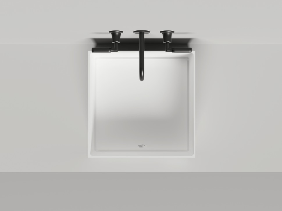 Раковина накладная ARMONIA SQUARE 02 450х450х250 S-Sense Глянцевое