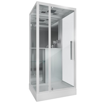 Душевая кабина Grossman Style GR166 (90x100x215) дверь распашная,5 мест