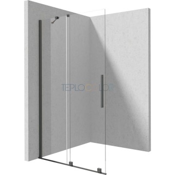 Стенка для душа, walk-in, 80 cm - раздвижные