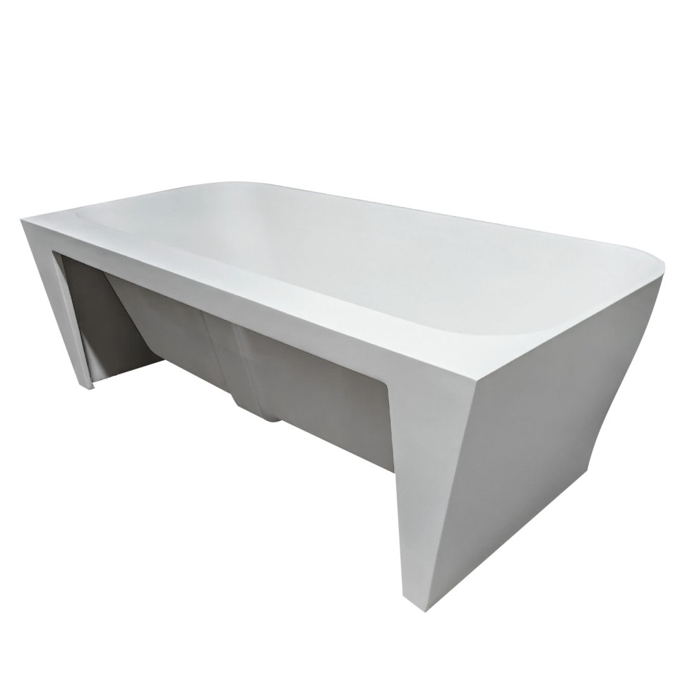 Ванна из искусственного камня ABBER Stein AS9616 белая матовая