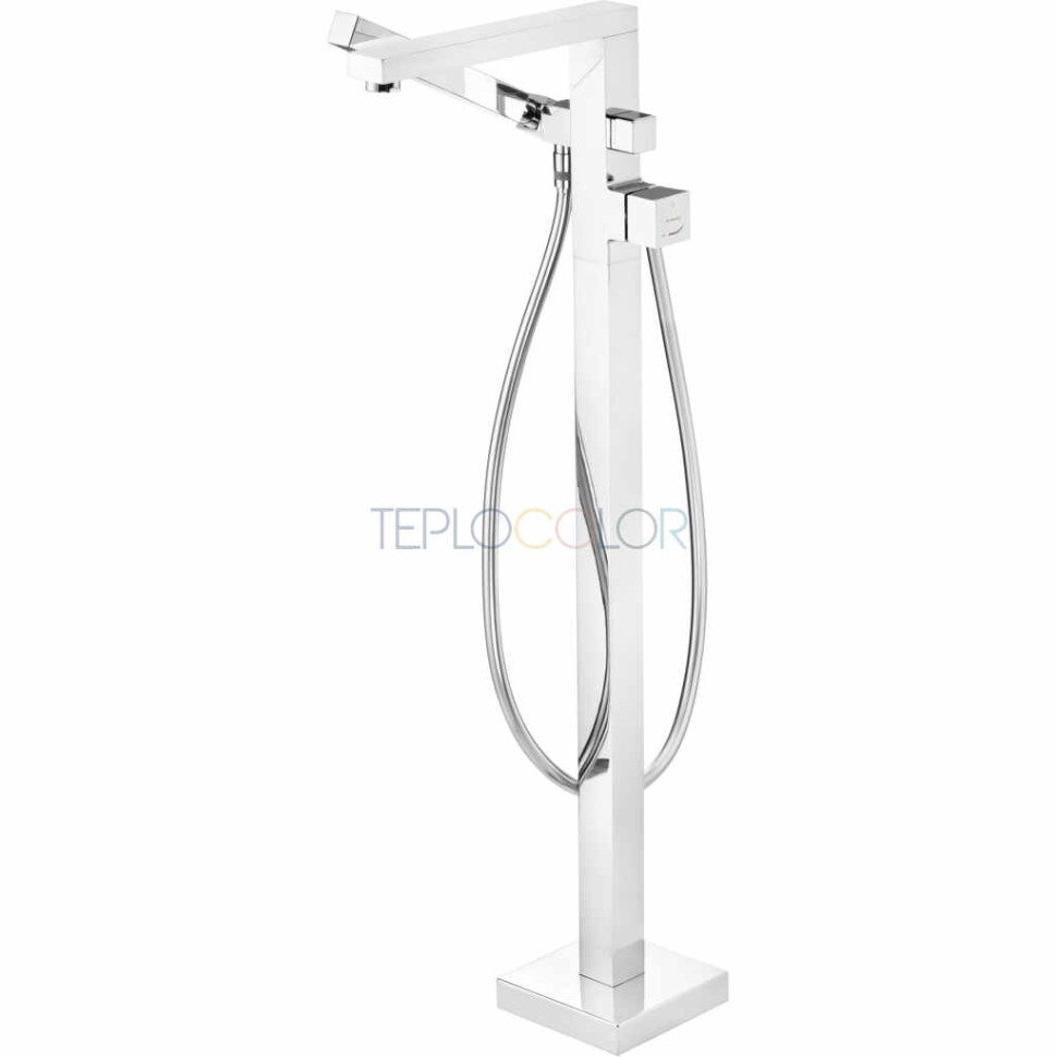 Смеситель для ванны, отдельностоящая, с душевым набором