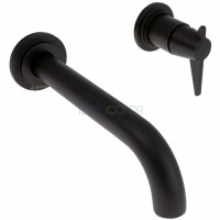 Смеситель для раковины, скрытого монтажа - смешивающий