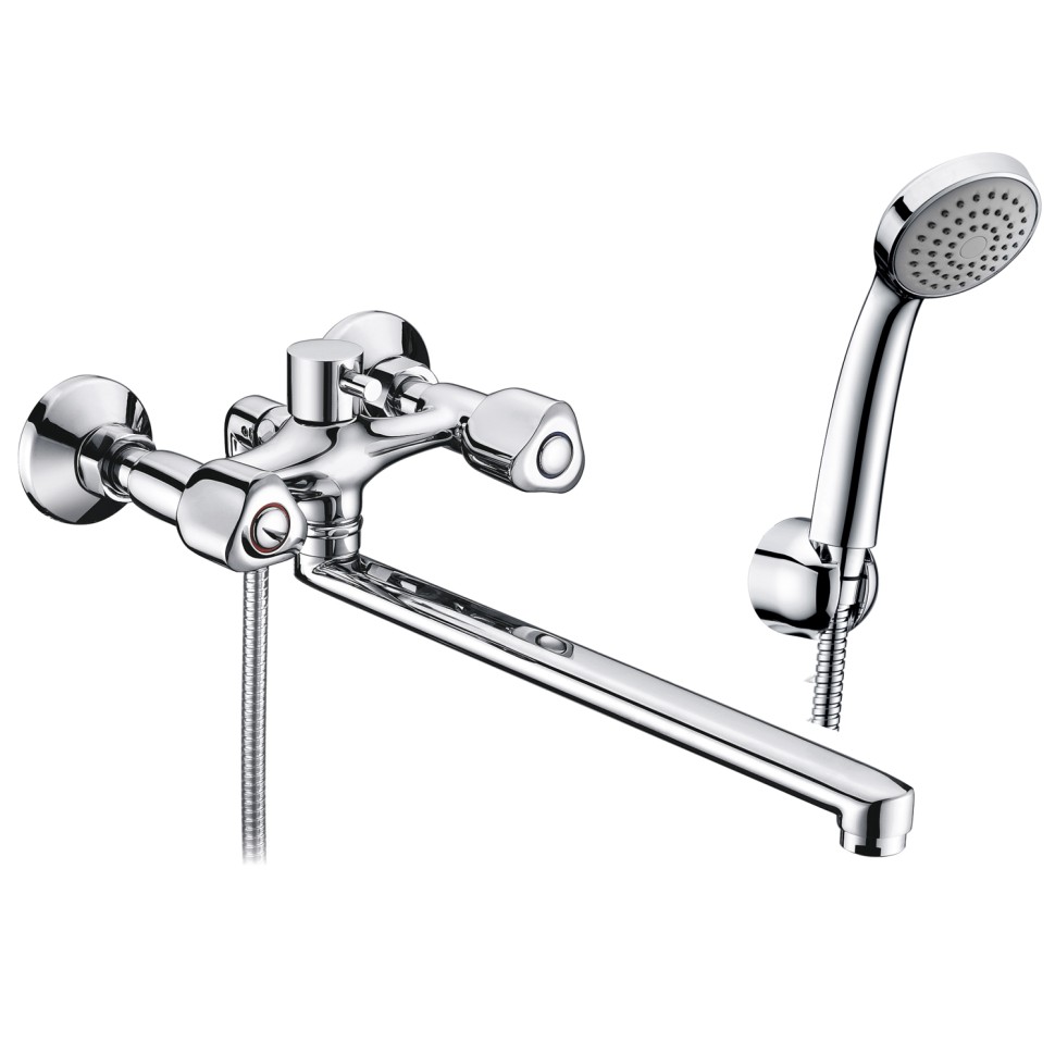 Ампер (Amper) 2902L Смеситель для ванны с длинным изливом  