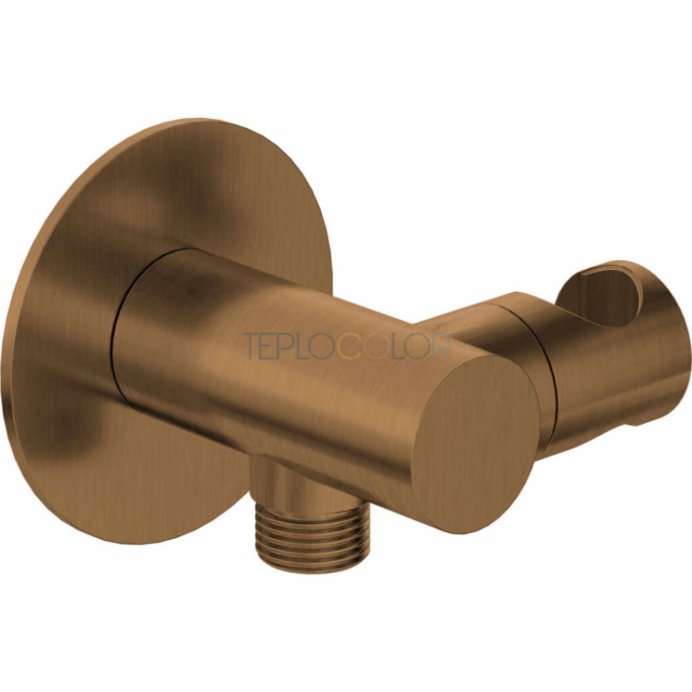 Кронштеин для подключения шланга, круглые, с держателем для лейки