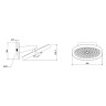 Верхний душ Inspire VSHD-3I3CMB, черный