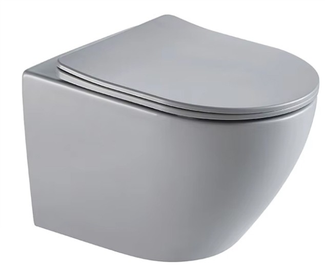 Унитаз подвесной Tornado Gid Tr2122TF-Lgm 62259Y серый матовый 49x36x36