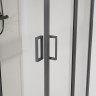 Душевой уголок City VSS-5CT900CLGM, 900*900, вороненая сталь, стекло прозрачное