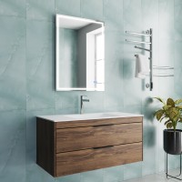 База под раковину Vincea  Chiara 2D 1000 подвесная, 2 выкатных ящика soft-close, С.Oak