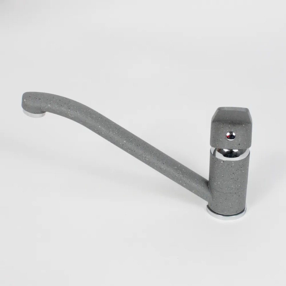 Смеситель для кухни низкий Uperwood ECON UPD-001-03, серыйатовый