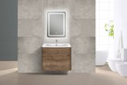 База под раковину Paola 600 подвесная, 2 выкатных ящика soft close, Beton