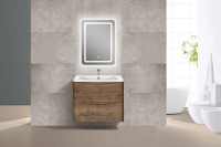 База под раковину Paola 600 подвесная, 2 выкатных ящика soft close, Beton