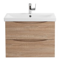 База под раковину подвесная BelBagno MARINO-CER-600-2C-SO-WO-P Rovere Bianco