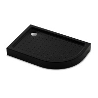 Душевой поддон Veconi Tezeo acrylic TZ-55LB, 1200x900x150, акрил, черный